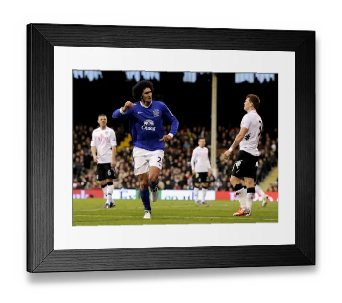 Framed Print : Fellaini Scores Dramatic Equalizer: Fulham 2-2 Everton, Barclays Premier League (November 3, 2012) Framed Print : Fellaini Scores Dramatic Equalizer: Fulham 2-2 Everton, Barclays Premier League (November 3, 2012)
