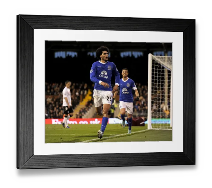 Framed Print : Dramatic Equalizer: Fellaini Scores for Everton in Fulham Rivalry (November 3, 2012) Framed Print : Dramatic Equalizer: Fellaini Scores for Everton in Fulham Rivalry (November 3, 2012)