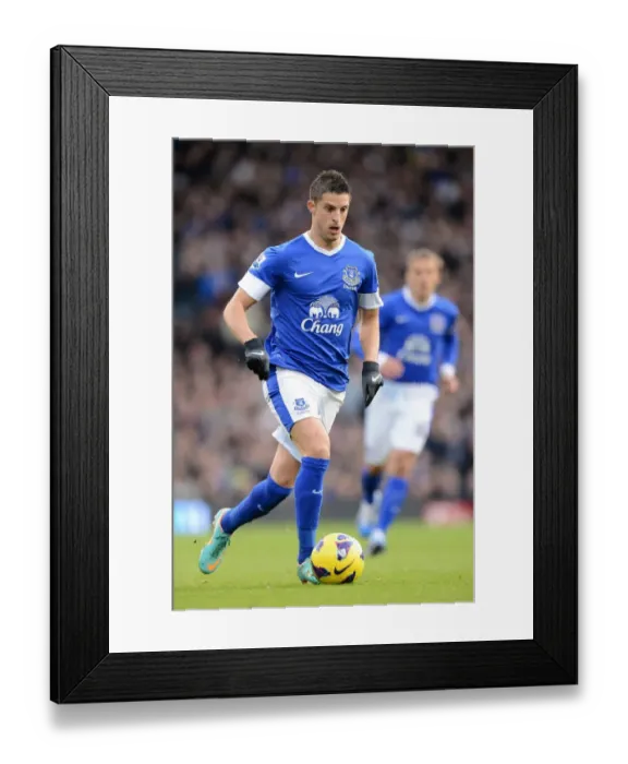Framed Print : Kevin Mirallas Thrilling Double: Everton's Comeback at Fulham (3-11-2012) Framed Print : Kevin Mirallas Thrilling Double: Everton's Comeback at Fulham (3-11-2012)