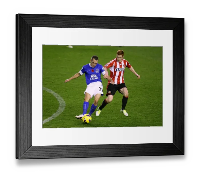 Framed Print : Osman vs Colback: A Premier League Showdown at Goodison Park (10-11-2012) Framed Print : Osman vs Colback: A Premier League Showdown at Goodison Park (10-11-2012)