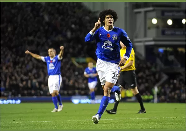 Marouane Fellaini's Game-Winning Goal: Everton's First in BPL Victory Over Sunderland (10-11-2012)