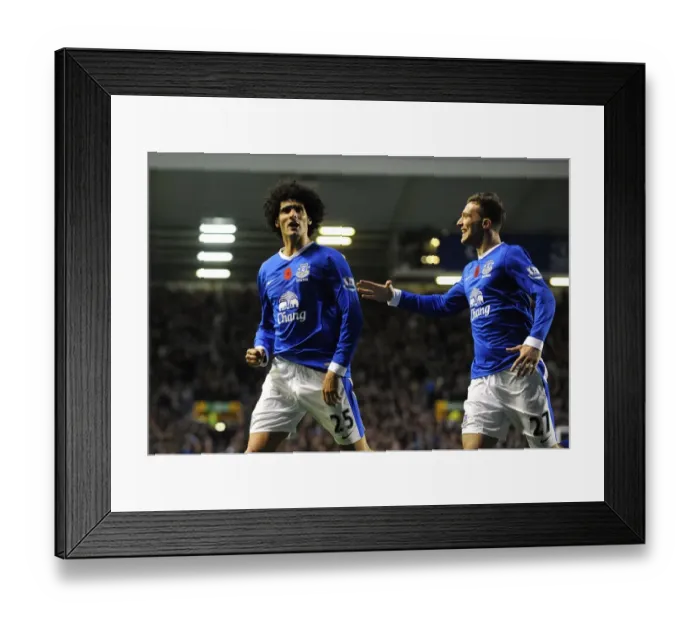Framed Print : Fellaini and Vellios: Everton's Unforgettable Goal Celebration vs. Sunderland (10-11-2012) Framed Print : Fellaini and Vellios: Everton's Unforgettable Goal Celebration vs. Sunderland (10-11-2012)