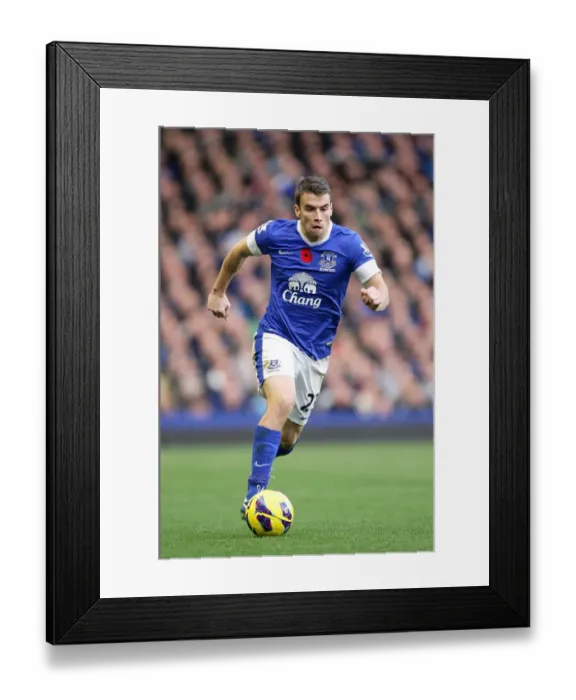 Framed Print : Seamus Coleman's Stunning Strike: Everton's Triumph Over Sunderland (10-11-2012)