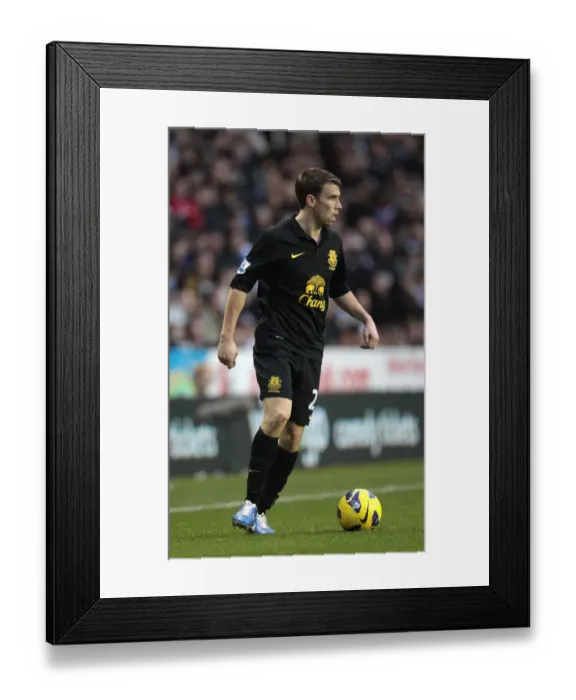 Framed Print : Seamus Coleman in Action: Everton vs. Reading, November 2012 (Barclays Premier League)