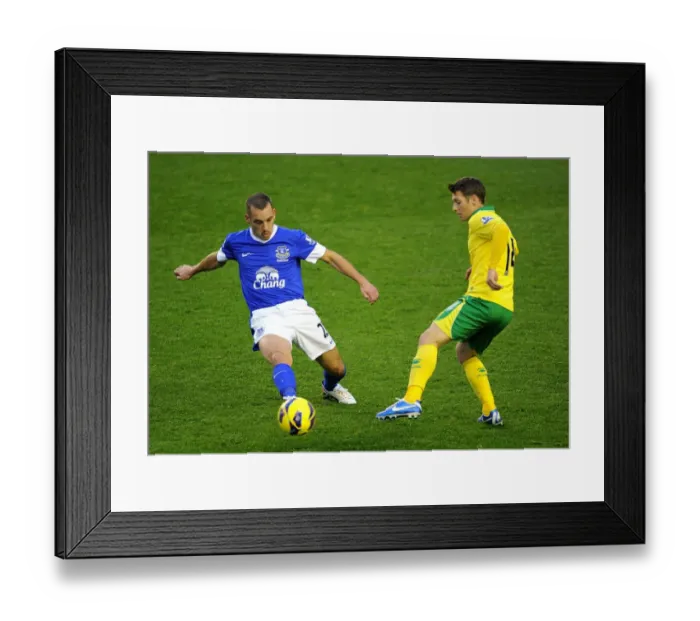 Framed Print : Battle for the Ball: Osman vs Hoolahan - Everton vs Norwich City Rivalry (1-1) Framed Print : Battle for the Ball: Osman vs Hoolahan - Everton vs Norwich City Rivalry (1-1)
