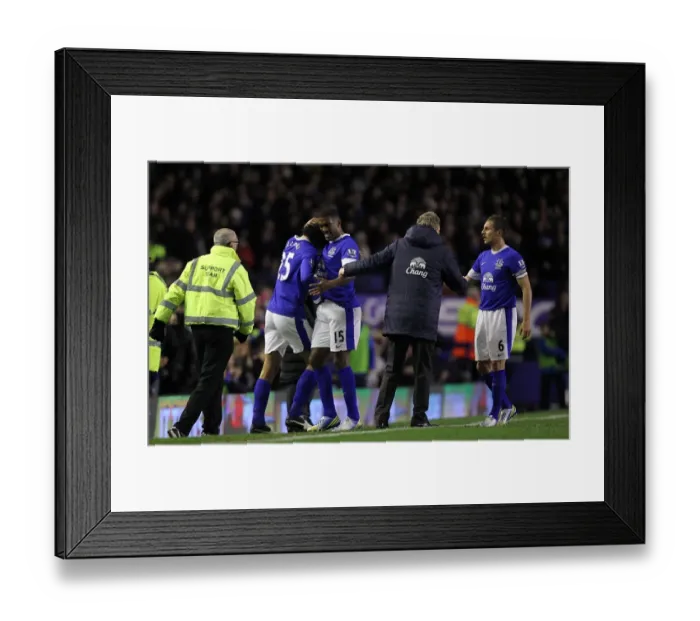 Framed Print : Fellaini's Dramatic Equalizer: Everton 1-1 Arsenal (28-11-2012) Framed Print : Fellaini's Dramatic Equalizer: Everton 1-1 Arsenal (28-11-2012)