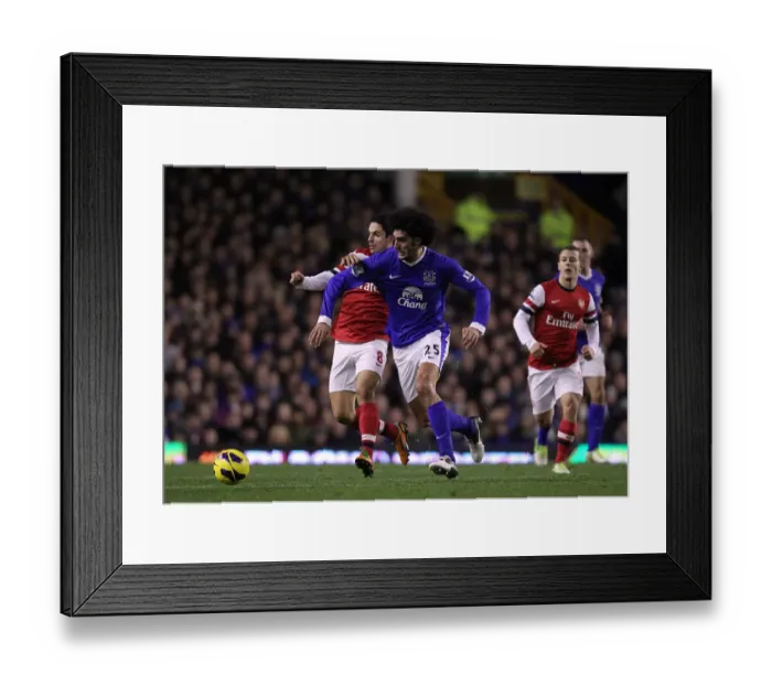 Framed Print : Battle at Goodison Park: Arteta vs. Fellaini - Everton vs. Arsenal, Premier League (28-11-2012) Framed Print : Battle at Goodison Park: Arteta vs. Fellaini - Everton vs. Arsenal, Premier League (28-11-2012)