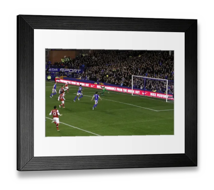Framed Print : Tim Howard's Epic Save: Everton vs. Arsenal (1-1) - Barclays Premier League, Goodison Park Framed Print : Tim Howard's Epic Save: Everton vs. Arsenal (1-1) - Barclays Premier League, Goodison Park