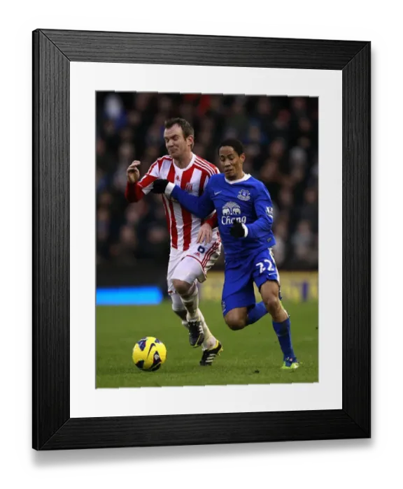 Framed Print : Barclays Premier League - Stoke City v Everton - Britannia Stadium Framed Print : Barclays Premier League - Stoke City v Everton - Britannia Stadium
