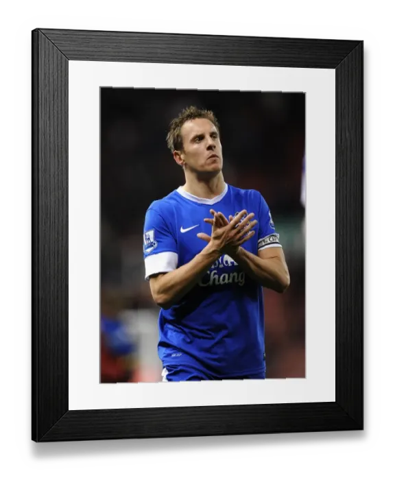Framed Print : Phil Jagielka's Defiant Performance: Everton vs Stoke City, 15-12-2012 (Barclays Premier League): A Battle of Wits at Britannia Stadium (1-1 Draw) Framed Print : Phil Jagielka's Defiant Performance: Everton vs Stoke City, 15-12-2012 (Barclays Premier League): A Battle of Wits at Britannia Stadium (1-1 Draw)