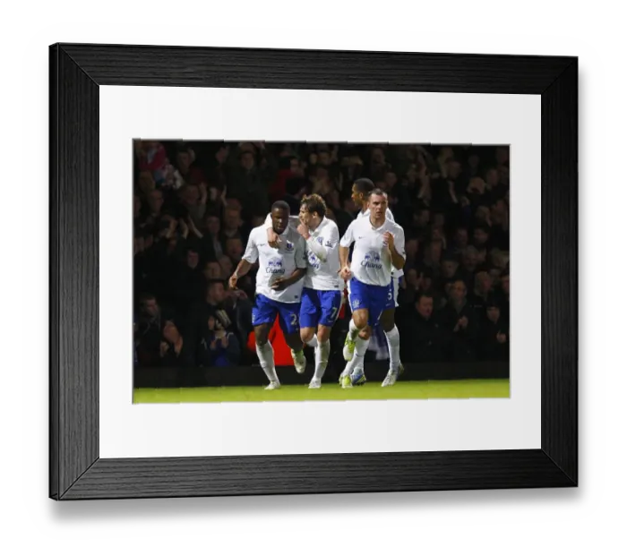 Framed Print : Anichebe's Strike: Everton's Comeback Victory at Upton Park (22-12-2012, West Ham United 1 - Everton 2, Barclays Premier League)
