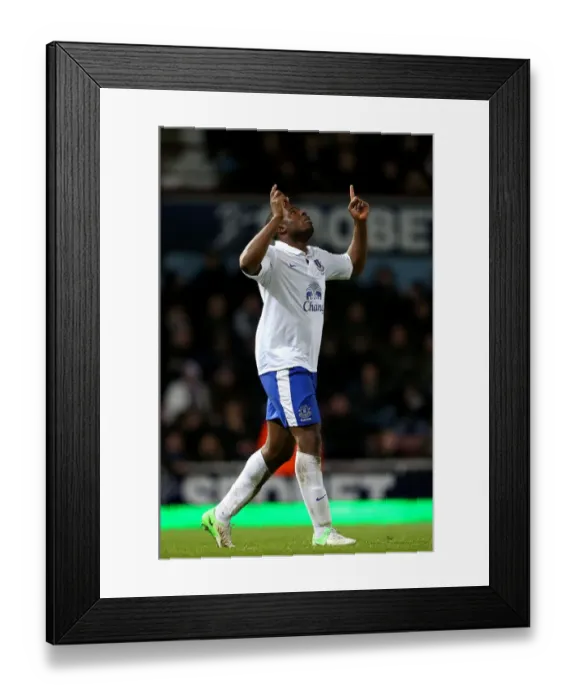 Framed Print : Anichebe's Game-Winning Goal: Everton's Triumph over West Ham United (22-12-2012)