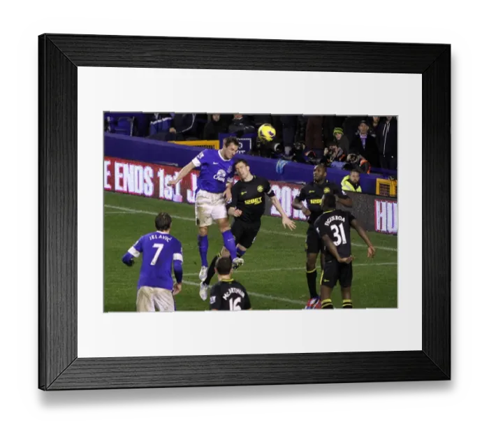 Framed Print : Phil Jagielka's Header: Everton's Second Goal vs. Wigan Athletic (December 26, 2012) Framed Print : Phil Jagielka's Header: Everton's Second Goal vs. Wigan Athletic (December 26, 2012)