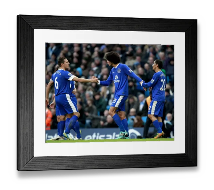 Framed Print : Fellaini's Stunner: Everton's Equalizer in Dramatic 1-1 Draw at Manchester City (Dec 1, 2012) Framed Print : Fellaini's Stunner: Everton's Equalizer in Dramatic 1-1 Draw at Manchester City (Dec 1, 2012)