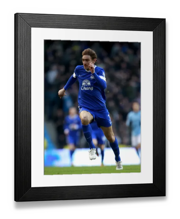 Framed Print : Jelavic's Stunner: Manchester City vs. Everton - Etihad Stadium (1-1) - Barclays Premier League (December 1, 2012)