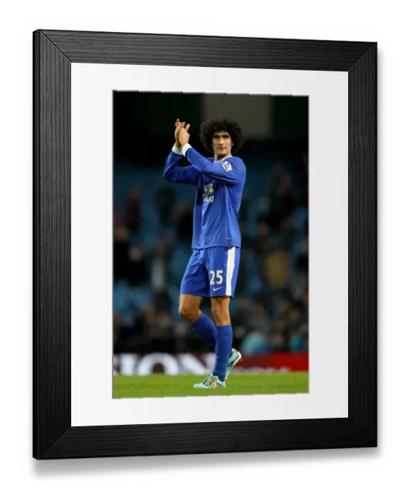 Framed Print : Fellaini's Victory Cheer: Everton's 1-1 Draw at Manchester City (December 1, 2012) Framed Print : Fellaini's Victory Cheer: Everton's 1-1 Draw at Manchester City (December 1, 2012)