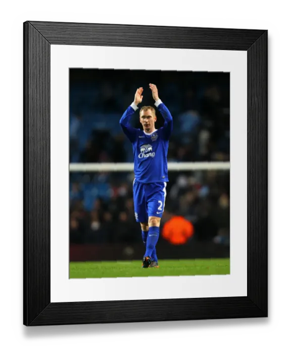 Framed Print : Farewell Tony Hibbert: A Bittersweet Applause at Etihad Stadium (Manchester City vs. Everton, 1-1 Draw, December 1, 2012) Framed Print : Farewell Tony Hibbert: A Bittersweet Applause at Etihad Stadium (Manchester City vs. Everton, 1-1 Draw, December 1, 2012)