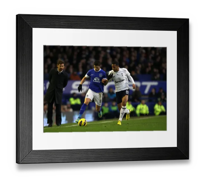 Framed Print : Battle for the Ball: Mirallas vs. Dembele - Everton vs. Tottenham Rivalry (December 9, 2012) Framed Print : Battle for the Ball: Mirallas vs. Dembele - Everton vs. Tottenham Rivalry (December 9, 2012)