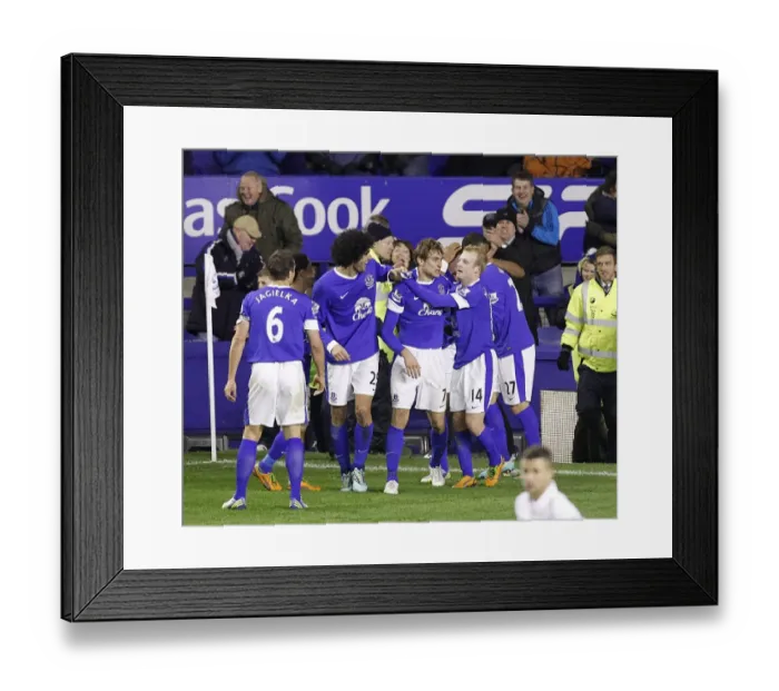 Framed Print : Everton's Jelavic Scores Double: 2-1 Victory Over Tottenham Hotspur (09-12-2012) Framed Print : Everton's Jelavic Scores Double: 2-1 Victory Over Tottenham Hotspur (09-12-2012)