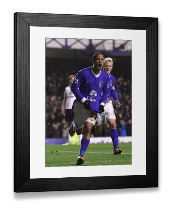 Framed Print : Everton's Historic Premier League Victory: Steven Pienaar's Game-Winning Goal vs. Tottenham Hotspur (December 9, 2012) - Everton 2 - Tottenham Hotspur 1 (Goodison Park) Framed Print : Everton's Historic Premier League Victory: Steven Pienaar's Game-Winning Goal vs. Tottenham Hotspur (December 9, 2012) - Everton 2 - Tottenham Hotspur 1 (Goodison Park)