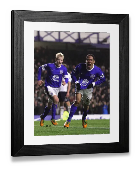 Framed Print : Steven Pienaar's Stunner: Everton's Game-Changing Goal vs. Tottenham Hotspur (9-12-2012) Framed Print : Steven Pienaar's Stunner: Everton's Game-Changing Goal vs. Tottenham Hotspur (9-12-2012)