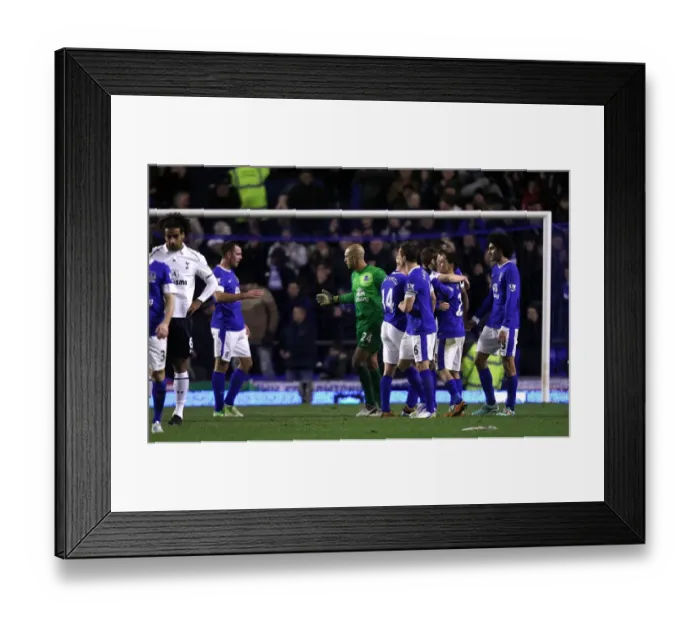 Framed Print : Everton's Glory: Celebrating a Hard-Fought Victory Over Tottenham Hotspur in the Barclays Premier League (December 9, 2012) Framed Print : Everton's Glory: Celebrating a Hard-Fought Victory Over Tottenham Hotspur in the Barclays Premier League (December 9, 2012)