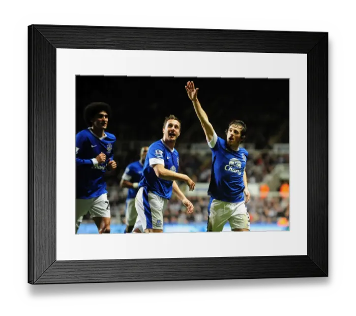 Framed Print : Leighton Baines's Stunner: Everton's Winning Goal vs. Newcastle United (BPL, 2013) Framed Print : Leighton Baines's Stunner: Everton's Winning Goal vs. Newcastle United (BPL, 2013)