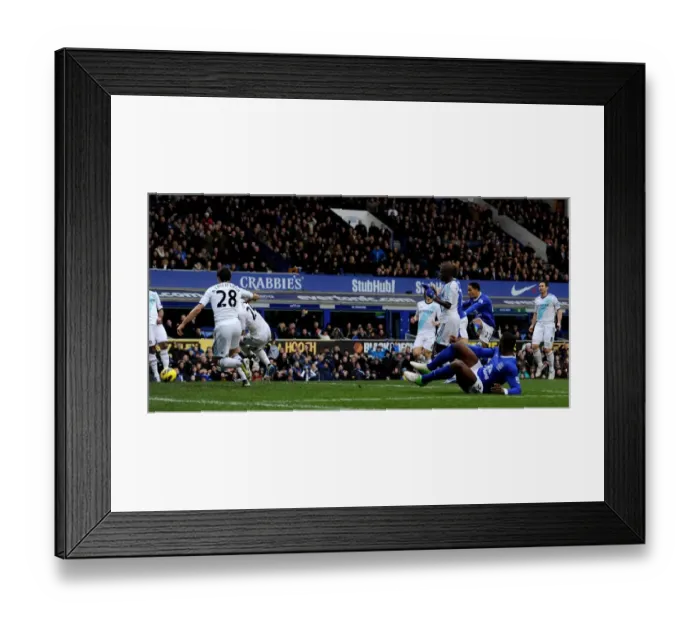 Framed Print : Stephen Pienaar's Dramatic Goal: Everton vs Chelsea (1-2), Barclays Premier League, Goodison Park Framed Print : Stephen Pienaar's Dramatic Goal: Everton vs Chelsea (1-2), Barclays Premier League, Goodison Park