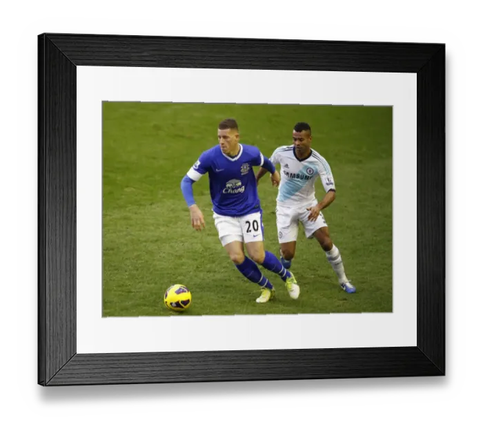 Framed Print : Battling for the Ball: Ross Barkley vs. Ashley Cole - Everton vs. Chelsea Rivalry Framed Print : Battling for the Ball: Ross Barkley vs. Ashley Cole - Everton vs. Chelsea Rivalry