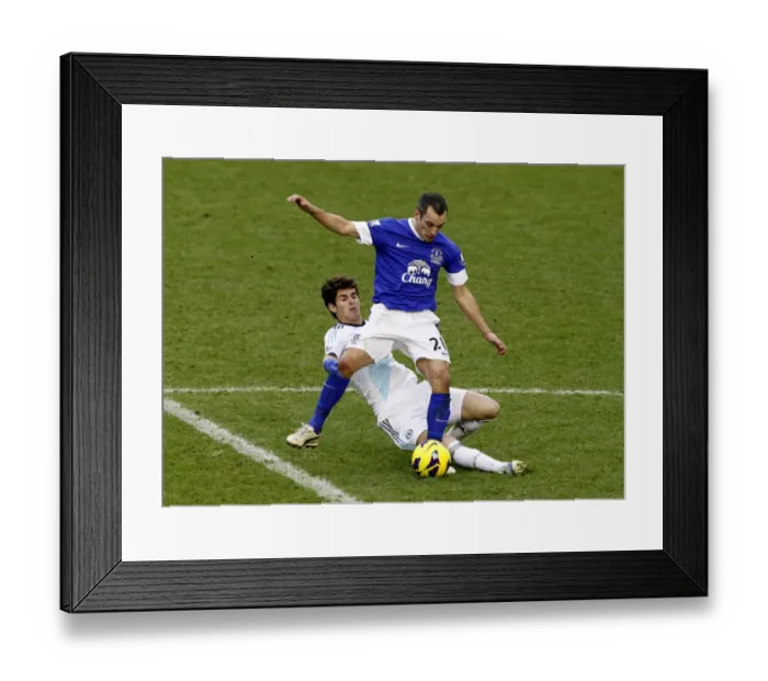 Framed Print : Battle for the Ball: Osman vs. Oscar at Goodison Park - Everton vs. Chelsea (Everton 1 - Chelsea 2)