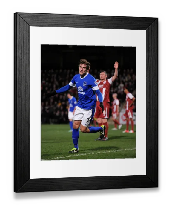 Framed Print : Jelavic's Thrilling Opener: Everton Crushes Cheltenham Town 5-1 in FA Cup Third Round (January 7, 2013) Framed Print : Jelavic's Thrilling Opener: Everton Crushes Cheltenham Town 5-1 in FA Cup Third Round (January 7, 2013)