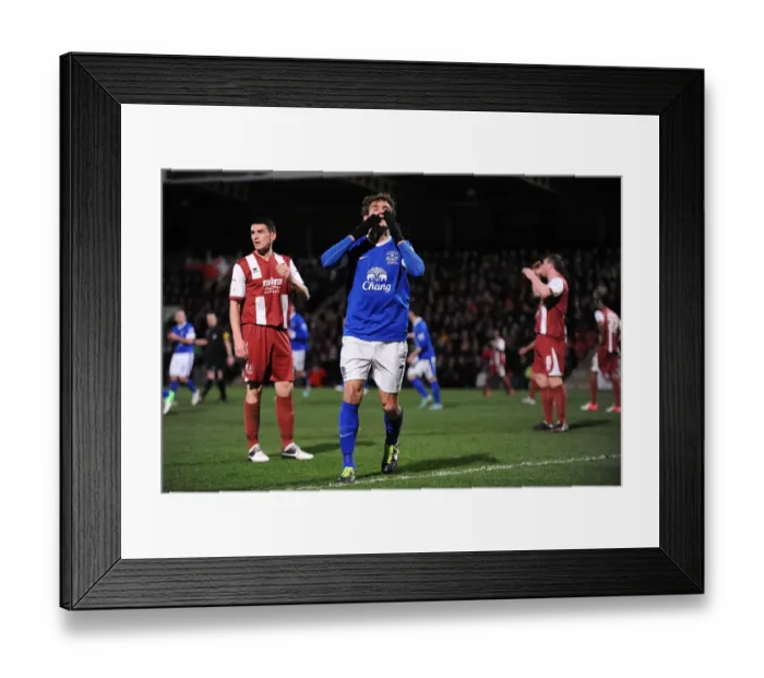 Framed Print : Jelavic's Opening Strike: Everton's Thrilling 5-1 FA Cup Victory over Cheltenham Town (January 7, 2013) Framed Print : Jelavic's Opening Strike: Everton's Thrilling 5-1 FA Cup Victory over Cheltenham Town (January 7, 2013)