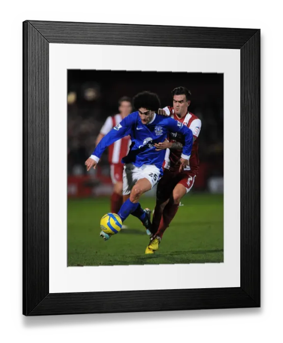 Framed Print : Fellaini's Power: Everton's Overpowering Performance Against Cheltenham Town in FA Cup Third Round (Marouane Fellaini vs. Marlon Pack) Framed Print : Fellaini's Power: Everton's Overpowering Performance Against Cheltenham Town in FA Cup Third Round (Marouane Fellaini vs. Marlon Pack)