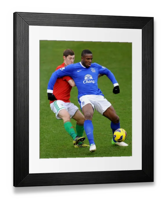Framed Print : Battle for the Ball: Everton vs Swansea City - A Stalemate at Goodison Park Framed Print : Battle for the Ball: Everton vs Swansea City - A Stalemate at Goodison Park