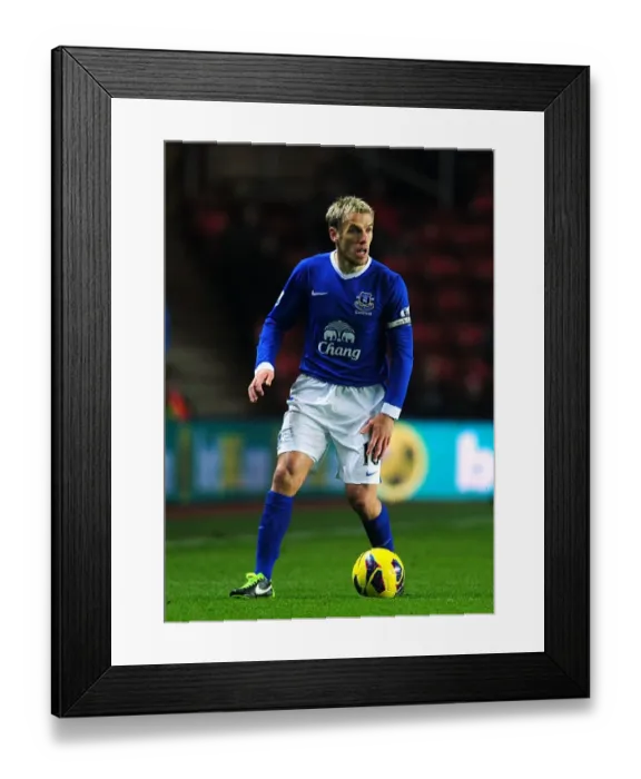 Framed Print : Stalemate at St. Mary's: Everton Holds Southampton Scoreless (0-0), Phil Neville, January 21, 2013 Framed Print : Stalemate at St. Mary's: Everton Holds Southampton Scoreless (0-0), Phil Neville, January 21, 2013