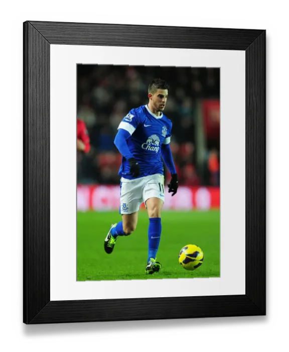 Framed Print : Kevin Mirallas Leadership: Everton's Defensive Stalemate at St. Mary's (0-0 vs. Southampton, 21-01-2013) Framed Print : Kevin Mirallas Leadership: Everton's Defensive Stalemate at St. Mary's (0-0 vs. Southampton, 21-01-2013)