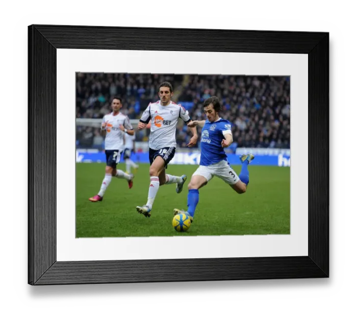 Framed Print : Baines vs. Ricketts: Everton's FA Cup Triumph at Reebok Stadium Framed Print : Baines vs. Ricketts: Everton's FA Cup Triumph at Reebok Stadium