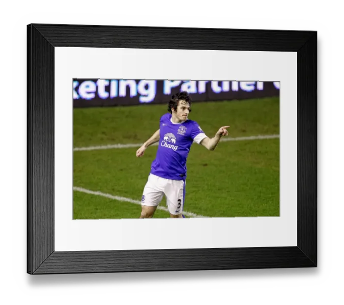 Framed Print : Leighton Baines Scores the Game-Winning Goal: Everton's Triumph over West Bromwich Albion (30-01-2013) Framed Print : Leighton Baines Scores the Game-Winning Goal: Everton's Triumph over West Bromwich Albion (30-01-2013)