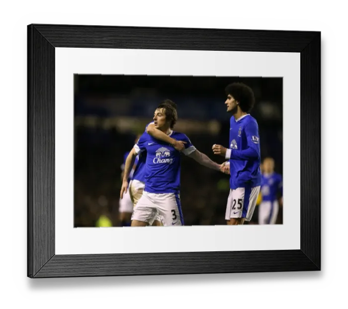 Framed Print : Leighton Baines Scores Everton's Second Goal: Everton 2-1 West Bromwich Albion (Barclays Premier League, Goodison Park, January 30, 2013) Framed Print : Leighton Baines Scores Everton's Second Goal: Everton 2-1 West Bromwich Albion (Barclays Premier League, Goodison Park, January 30, 2013)