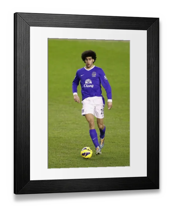 Framed Print : Marouane Fellaini's Brilliant Goal: Everton's Thrilling Victory Over West Bromwich Albion in Premier League (30-01-2013) Framed Print : Marouane Fellaini's Brilliant Goal: Everton's Thrilling Victory Over West Bromwich Albion in Premier League (30-01-2013)