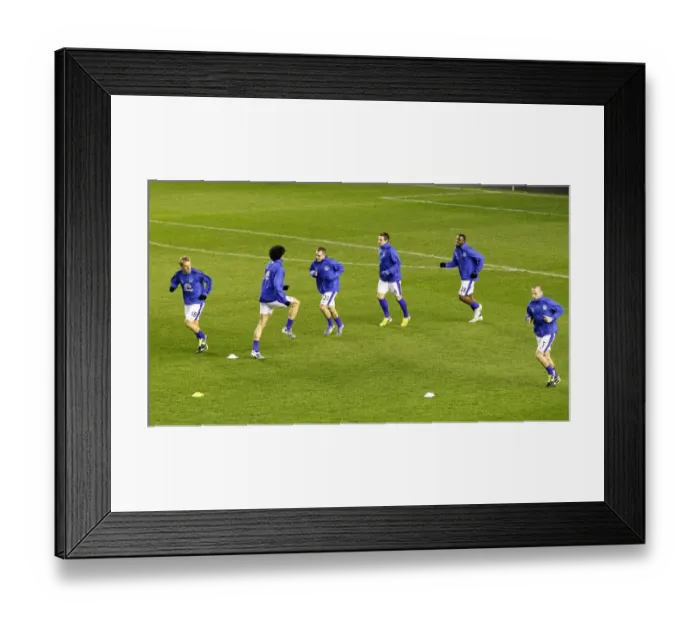 Framed Print : Everton FC: Pre-Match Warm-Up at Goodison Park before Everton vs. West Bromwich Albion (30-01-2013) Framed Print : Everton FC: Pre-Match Warm-Up at Goodison Park before Everton vs. West Bromwich Albion (30-01-2013)