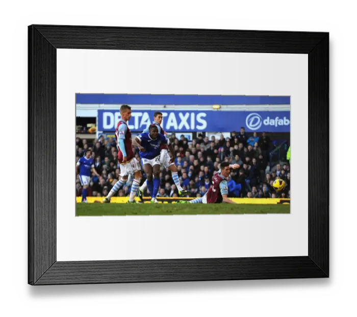 Framed Print : Anichebe Scores the Opener: Everton vs. Aston Villa, Barclays Premier League (2-2-2013) - Goodison Park Framed Print : Anichebe Scores the Opener: Everton vs. Aston Villa, Barclays Premier League (2-2-2013) - Goodison Park