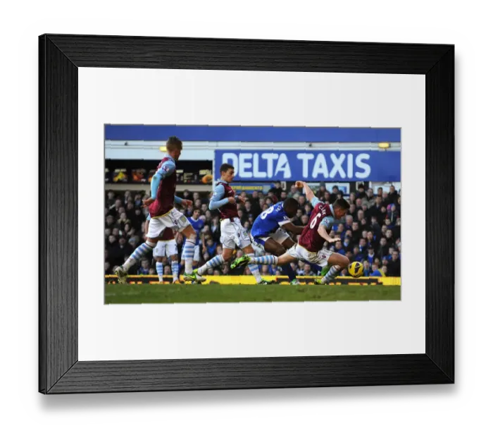 Framed Print : Anichebe's Strike: Everton vs. Aston Villa - 2-2 Barclays Premier League Draw (02-02-2013) Framed Print : Anichebe's Strike: Everton vs. Aston Villa - 2-2 Barclays Premier League Draw (02-02-2013)