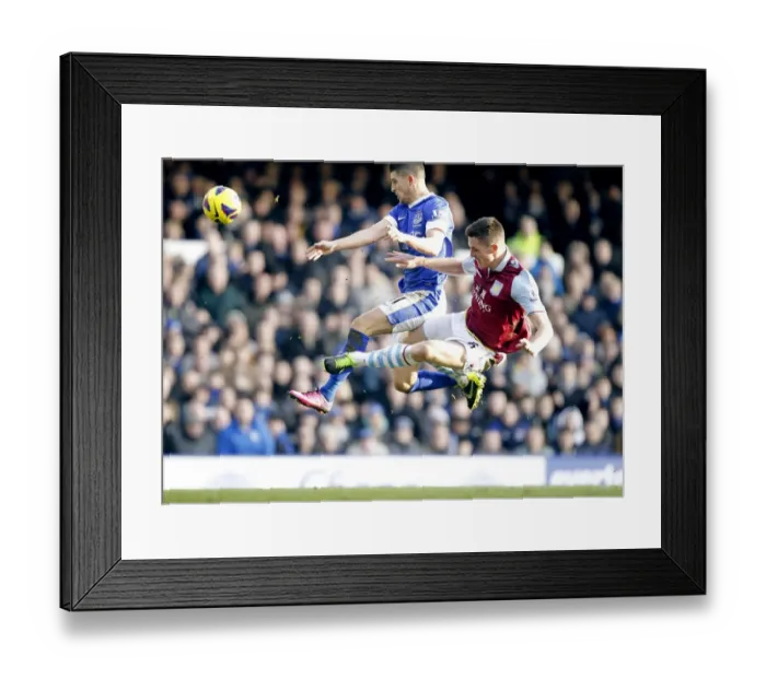 Framed Print : Clash at Goodison Park: A Battle of Wills – Mirallas vs. Clark, Premier League's Drawing Duel (Feb 2, 2013) Framed Print : Clash at Goodison Park: A Battle of Wills – Mirallas vs. Clark, Premier League's Drawing Duel (Feb 2, 2013)