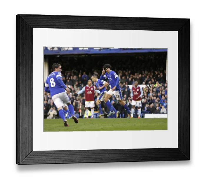 Framed Print : Thrilling 3-3 Draw: Marouane Fellaini's Double for Everton vs. Aston Villa (Barclays Premier League, 02-02-2013) Framed Print : Thrilling 3-3 Draw: Marouane Fellaini's Double for Everton vs. Aston Villa (Barclays Premier League, 02-02-2013)