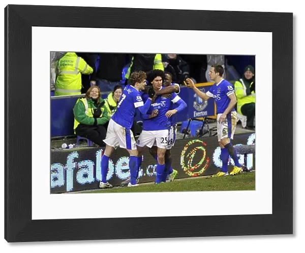 Marouane Fellaini's Dramatic Third Goal: Everton vs. Aston Villa Ends in Thrilling 3-3 Draw (Goodison Park, 2013)