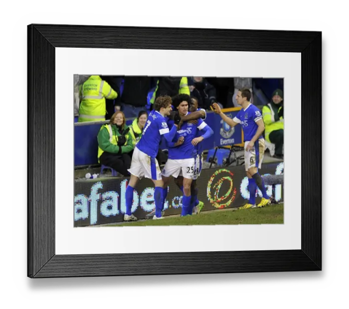Framed Print : Marouane Fellaini's Dramatic Third Goal: Everton vs. Aston Villa Ends in Thrilling 3-3 Draw (Goodison Park, 2013) Framed Print : Marouane Fellaini's Dramatic Third Goal: Everton vs. Aston Villa Ends in Thrilling 3-3 Draw (Goodison Park, 2013)