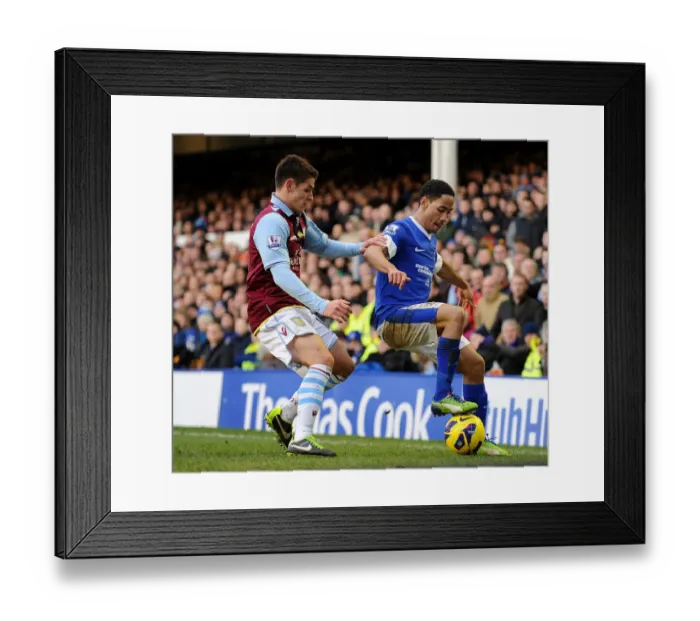 Framed Print : Thrilling Barclays Premier League Draw: Pienaar vs Westwood at Goodison Park - Everton 3-3 Aston Villa Framed Print : Thrilling Barclays Premier League Draw: Pienaar vs Westwood at Goodison Park - Everton 3-3 Aston Villa