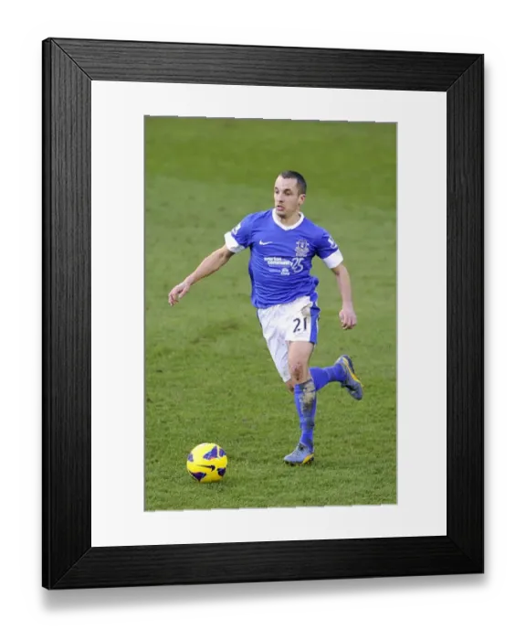 Framed Print : Leon Osman's Thrilling Performance: Everton's Unforgettable 3-3 Draw Against Aston Villa (02-02-2013, Goodison Park) Framed Print : Leon Osman's Thrilling Performance: Everton's Unforgettable 3-3 Draw Against Aston Villa (02-02-2013, Goodison Park)