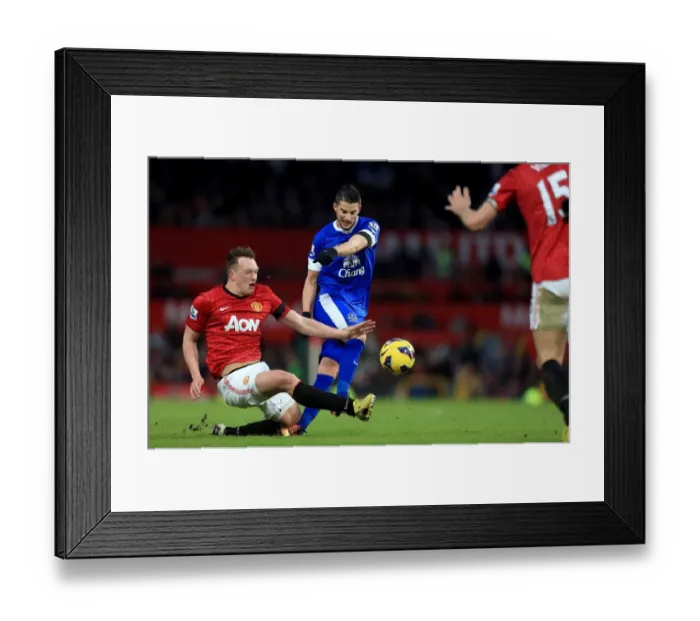 Framed Print : Barclays Premier League - Manchester United v Everton - Old Trafford